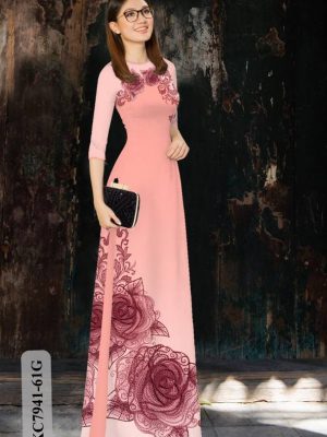 1610783284 437 vai ao dai hoa hong (13)